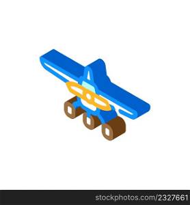 aircraft plane isometric icon vector. aircraft plane sign. isolated symbol illustration. aircraft plane isometric icon vector illustration