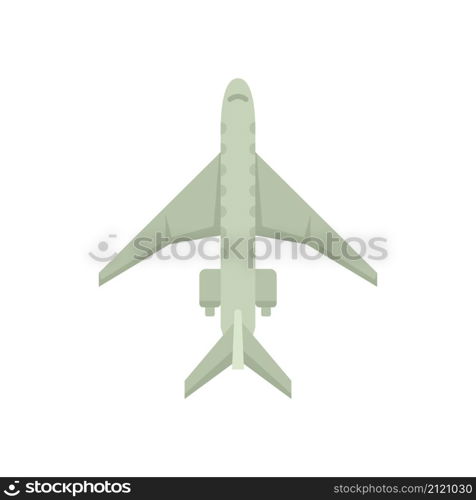 Aircraft repair body icon. Flat illustration of aircraft repair body vector icon isolated on white background. Aircraft repair body icon flat isolated vector