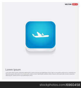 Airplane accident icon 