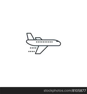 Airplane creative icon from transport icons Vector Image