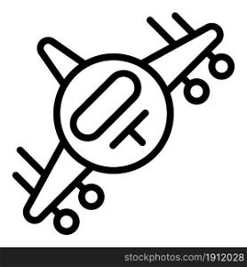 Airplane flight icon outline vector. Air plane. Aircraft fly. Airplane flight icon outline vector. Air plane