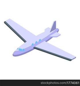 Airplane icon. Isometric of Airplane vector icon for web design isolated on white background. Airplane icon, isometric style