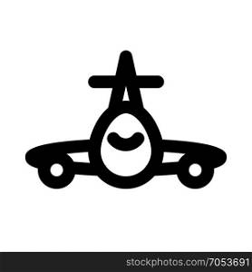 airplane icon on isolated background