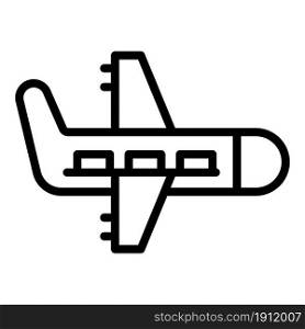 Airplane icon outline vector. Ticket pass. Airline fly travel. Airplane icon outline vector. Ticket pass