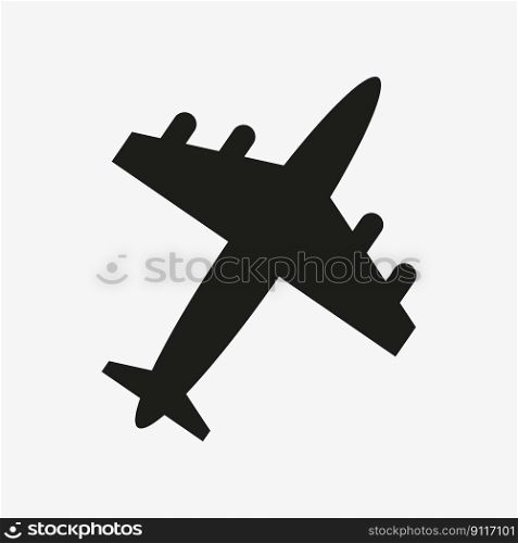 Airplane icon. Travel transport concept. Vector illustration. EPS 10.. Airplane icon. Travel transport concept. Vector illustration.