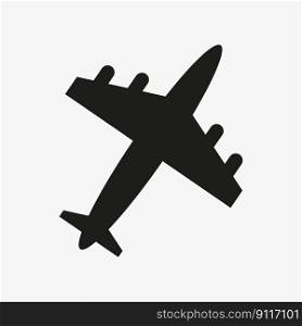 Airplane icon. Travel transport concept. Vector illustration. EPS 10.. Airplane icon. Travel transport concept. Vector illustration.