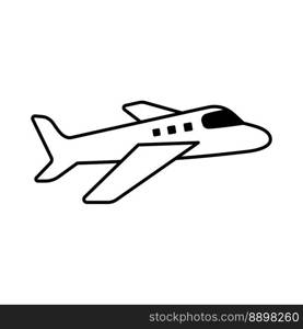 Airplane icon vector design template