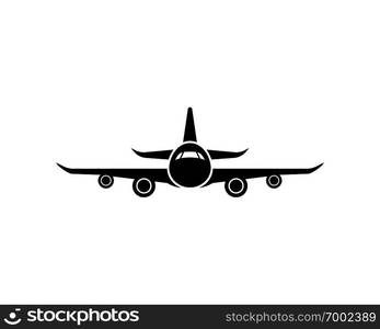 Airplane icon vector illustration design Logo Template - Vector