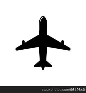Airplane Icon Vector Simple Design 