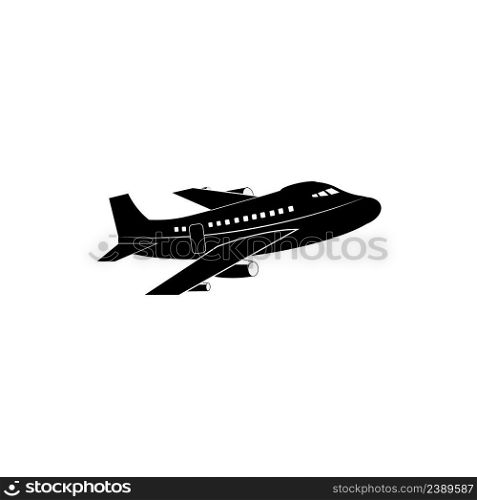 airplane logo icon vector design template