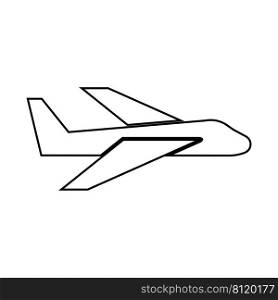 airplane logo stock illustration design