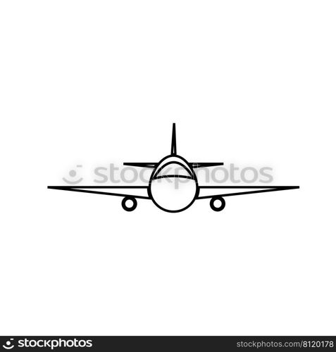 airplane logo stock illustration design