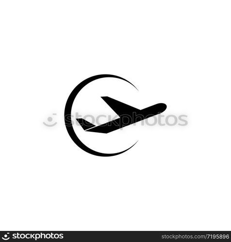 Airplane logo templat vector icon design