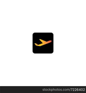 Airplane logo templat vector icon design