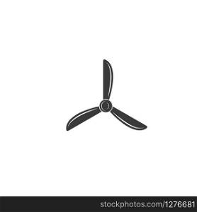 airplane propeller vector illustration design template