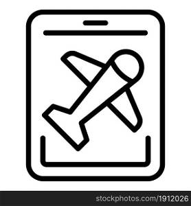 Airplane sign icon outline vector. Plane fly. Aircraft travel. Airplane sign icon outline vector. Plane fly