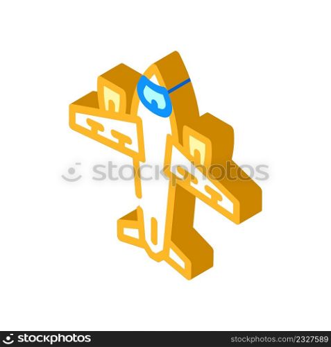 airplane transport isometric icon vector. airplane transport sign. isolated symbol illustration. airplane transport isometric icon vector illustration