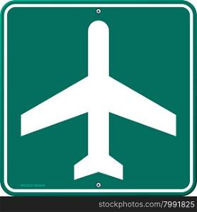 Airplane Travel Sign