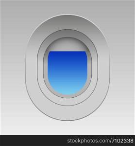 Airplane window. View from airplane window. Aircraft window. realistic design. EPS 10. Airplane window. View from airplane window. Aircraft window. realistic design.