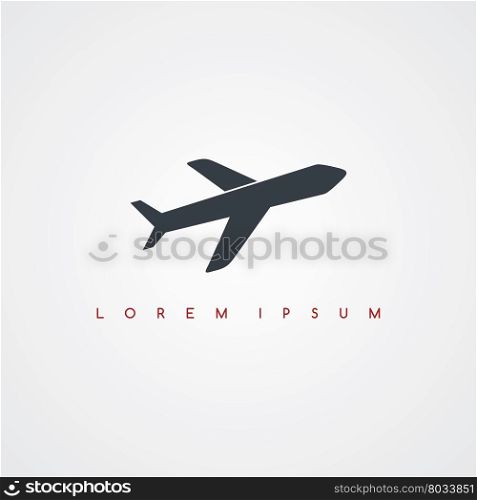 airport icon sign logotype. airport icon sign logotype theme vector art illustration