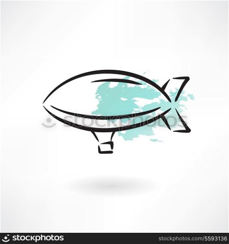airship grunge icon