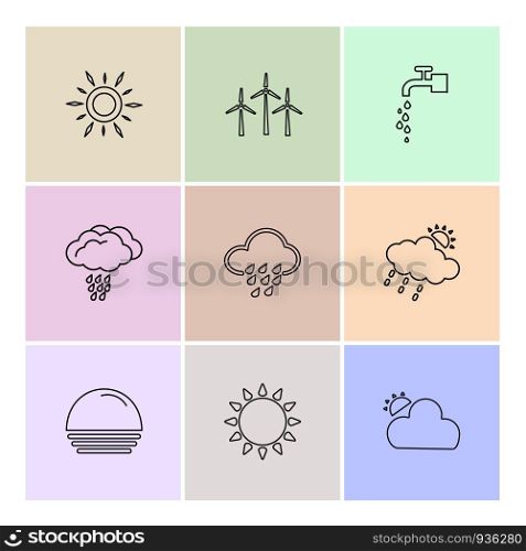 airturbine , sunset , ecology , sun , cloud , rain , weather , icon, vector, design, flat, collection, style, creative, icons , sky , pointer , mouse , tree , enviroment , cloudy,icon, vector, design, flat, collection, style, creative, icons