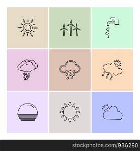 airturbine , sunset , ecology , sun , cloud , rain , weather , icon, vector, design, flat, collection, style, creative, icons , sky , pointer , mouse , tree , enviroment , cloudy,icon, vector, design, flat, collection, style, creative, icons