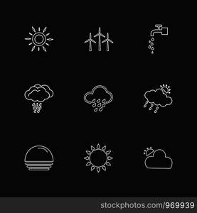 airturbine , sunset , ecology , sun , cloud , rain , weather , icon, vector, design, flat, collection, style, creative, icons , sky , pointer , mouse , tree , enviroment , cloudy,icon, vector, design, flat, collection, style, creative, icons