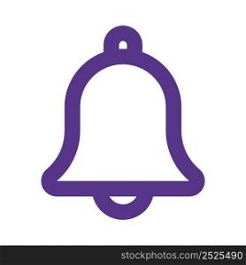 Alarm alert message bell icon sign for notification