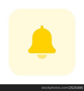 Alarm alert message bell icon sign for notification