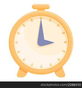 Alarm clock icon cartoon vector. Time watch. Morning wake. Alarm clock icon cartoon vector. Time watch