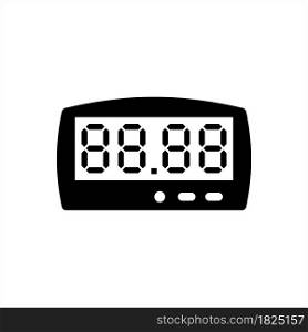 Alarm Clock Icon, Clock Time Vector Art Illustration