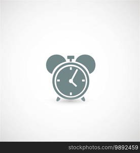 Alarm clock icon illustration