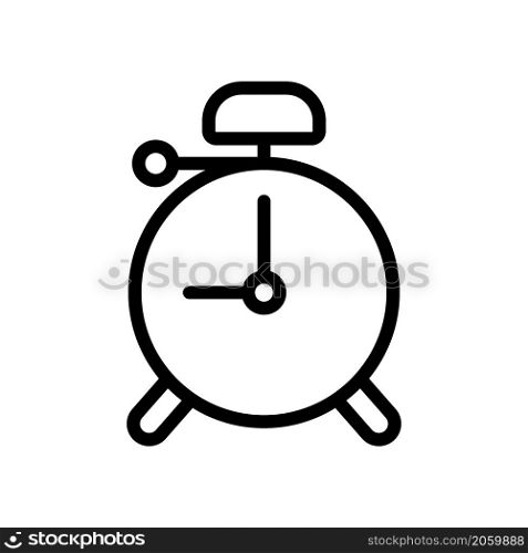 alarm clock icon line style