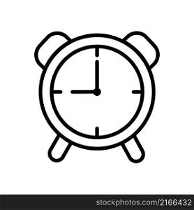 Alarm Clock icon vector sign and symbol on trendy design