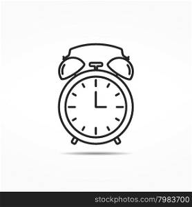 Alarm Clock Line Icon