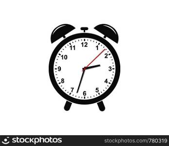 alarm clock logo icon illustration design vector template