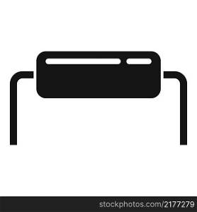 Alarm diode icon simple vector. Bulb component. Power diode. Alarm diode icon simple vector. Bulb component