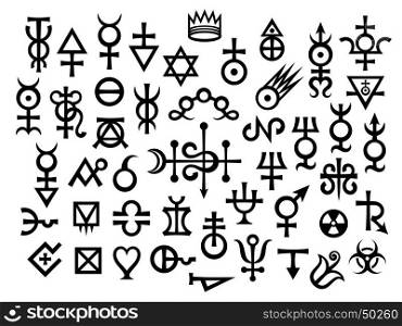 Alchemical Signs, part 3: 'Great Work' (Alchemical Symbols set).