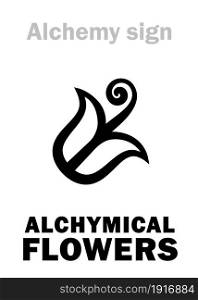 Alchemy Alphabet: Alchymical FLOWERS (Latin: Flores Alchymici) in Achymia ? A sublimate, crystalline form of substance (e.g.: formed radial crystals of salts, metals, etc.), or fine crystalline powder (oft.oxide), any solid product of sublimation.