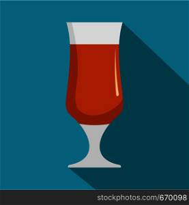 Alcohol icon. Flat illustration of alcohol vector icon for web. Alcohol icon, flat style.