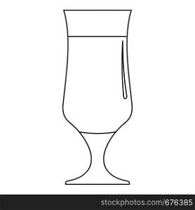 Alcohol icon. Outline illustration of alcohol vector icon for web. Alcohol icon, outline style.
