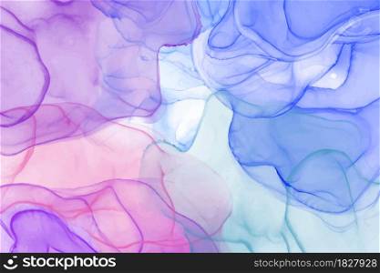 Alcohol ink colourful abstract background. Trendy fluid art.