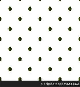 Alder leaf pattern seamless in flat style for any design. Alder leaf pattern seamless