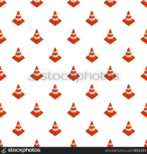Alert cone pattern seamless vector repeat for any web design. Alert cone pattern seamless vector