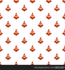 Alert cone pattern seamless vector repeat for any web design. Alert cone pattern seamless vector