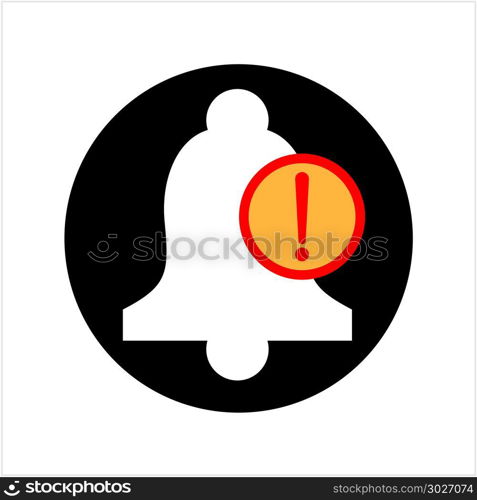 Alert Icon, Notification Icon Vector Art Illustration. Alert Icon, Notification Icon