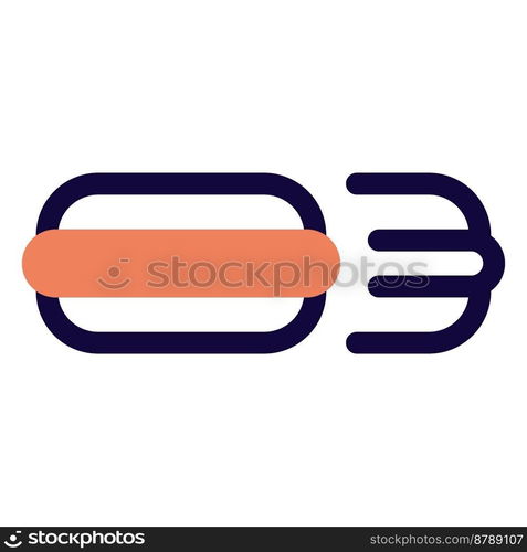 Alfajor sweet light vector icon