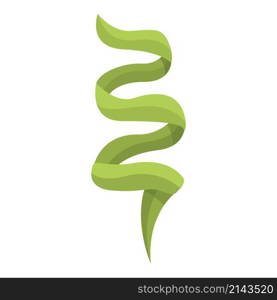 Algae drink plant icon cartoon vector. Seaweed alga. Green food. Algae drink plant icon cartoon vector. Seaweed alga
