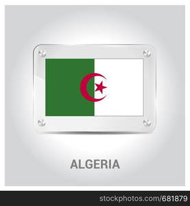 Algeria flag design vector